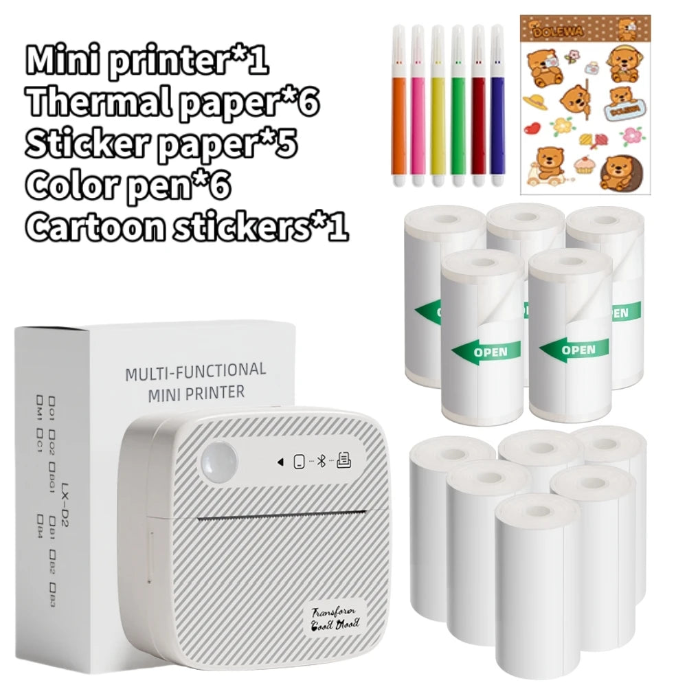 B3 Portable Mini Printers Wireless Bluetooth Inkless Sticker Maker Printer Tag Price Machine for Office School Kitchen