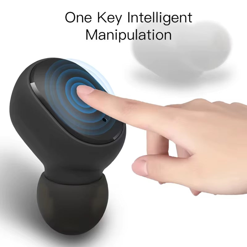 Bluetooth Earphones Wireless Headset Noise Cancelling Earplug Music Headphones for Xiaomi Huawei Redmi and Other Smartphone