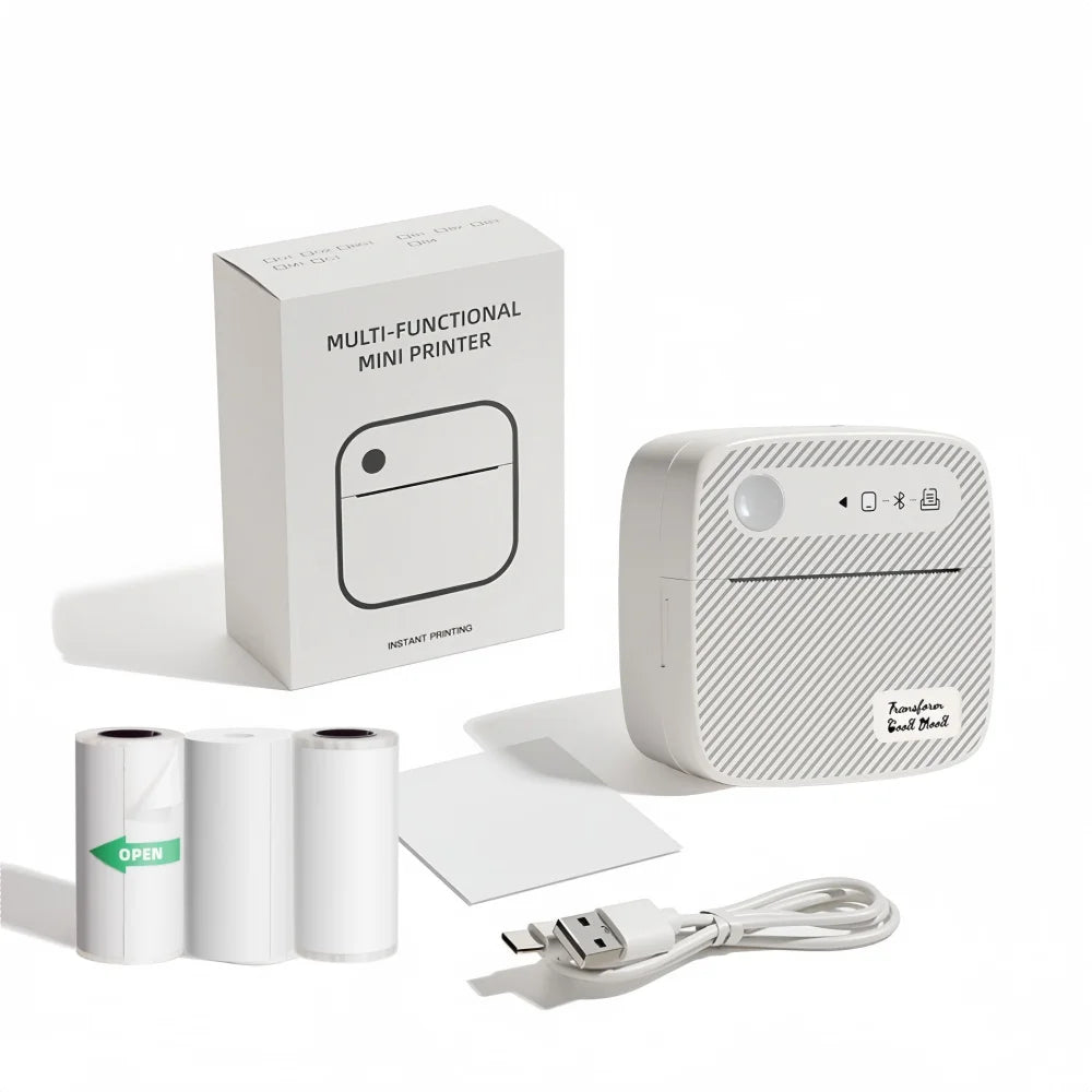 B3 Portable Mini Printers Wireless Bluetooth Inkless Sticker Maker Printer Tag Price Machine for Office School Kitchen