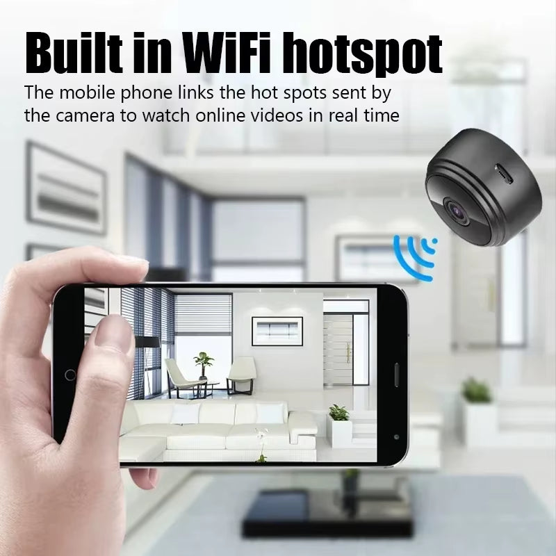 A9 Mini Camera HD 720P Intelligent Home Security Protection IP Wifi Camera Monitor Mobile Remote Camera Application