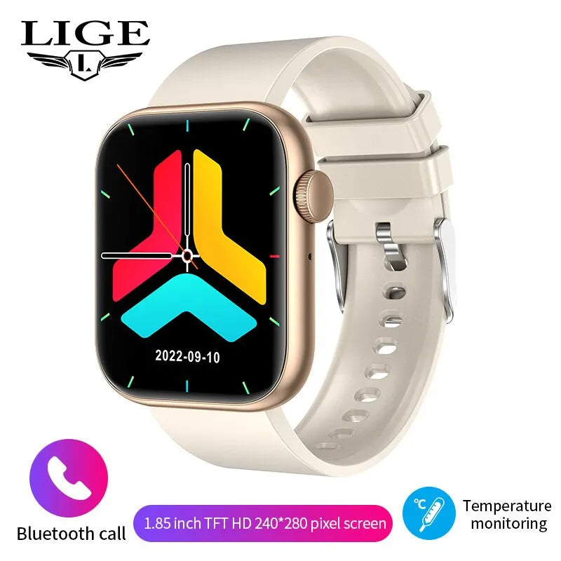 Smart Watch for Women Full Touch Screen Bluetooth Call Waterproof Watches Sport Fitness Tracker Smartwatch Lady Reloj Mujer