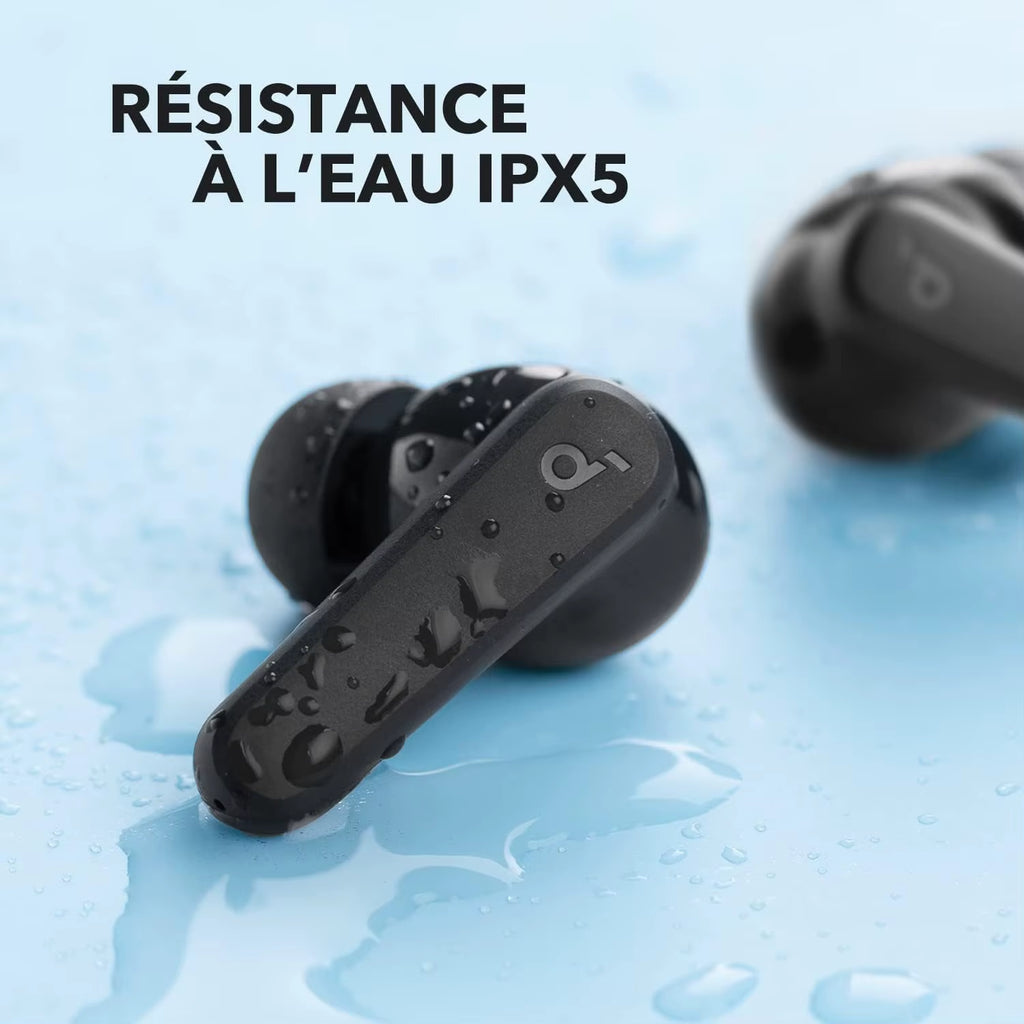 Soundcore by  P20I Wireless Bluetooth Headphones In-Ear, 10 Mm Driver, Bluetooth 5.3, Adjustable EQ, 30 Hours Playtime, IPX5 Waterproof,