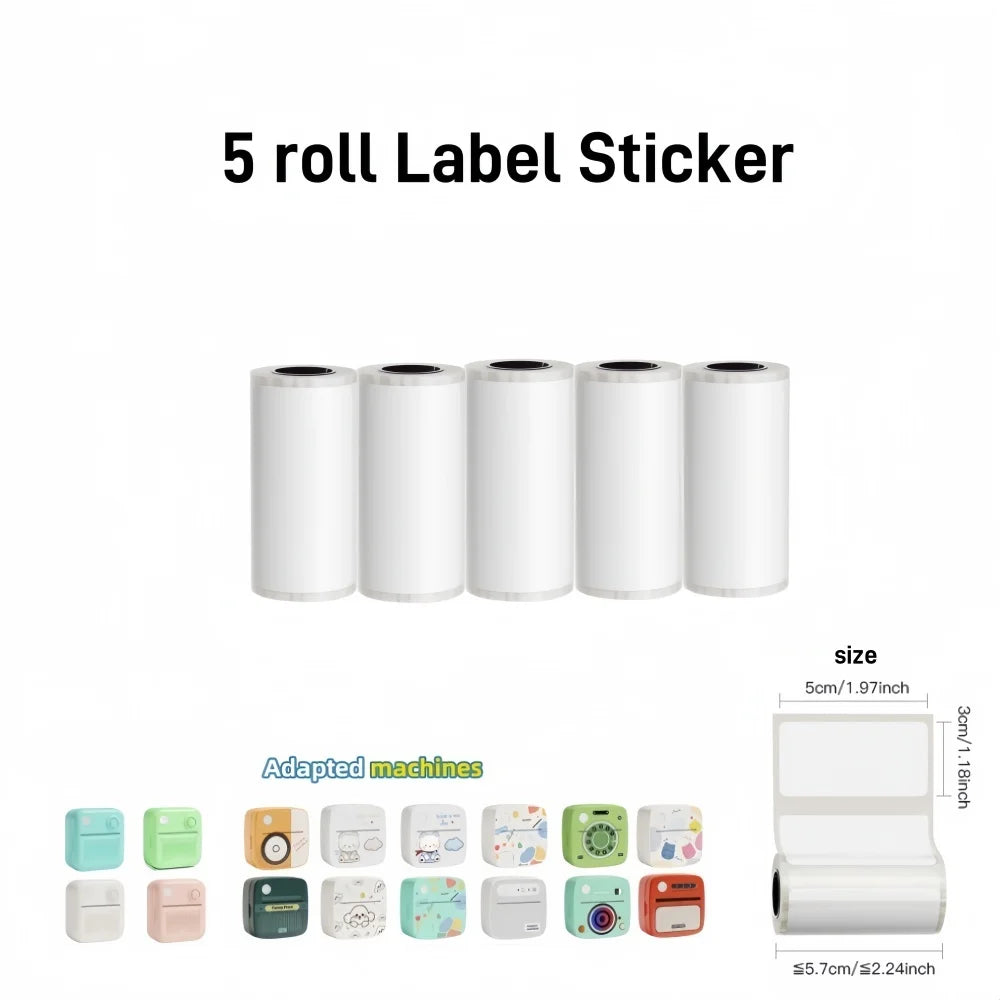 B3 Portable Mini Printers Wireless Bluetooth Inkless Sticker Maker Printer Tag Price Machine for Office School Kitchen