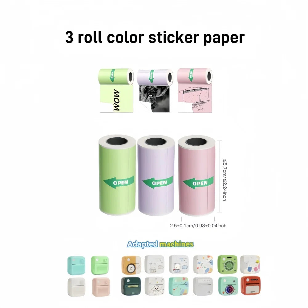 B3 Portable Mini Printers Wireless Bluetooth Inkless Sticker Maker Printer Tag Price Machine for Office School Kitchen