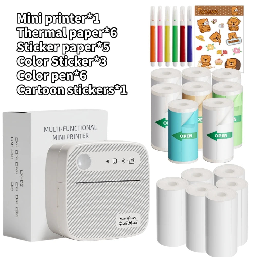 B3 Portable Mini Printers Wireless Bluetooth Inkless Sticker Maker Printer Tag Price Machine for Office School Kitchen
