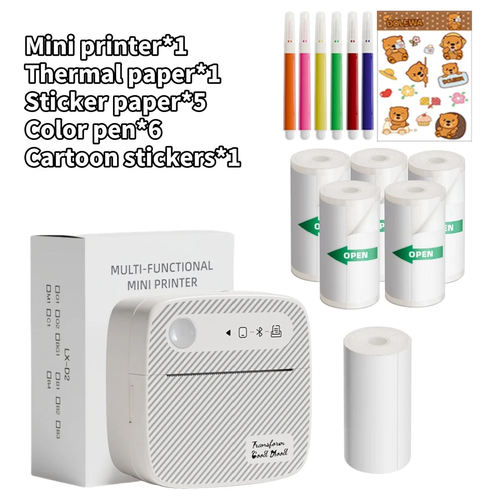B3 Portable Mini Printers Wireless Bluetooth Inkless Sticker Maker Printer Tag Price Machine for Office School Kitchen