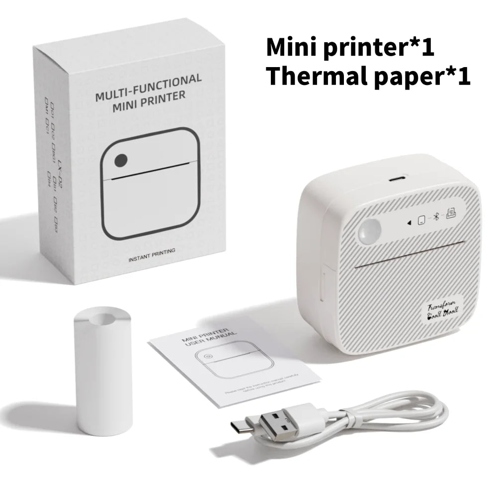 B3 Portable Mini Printers Wireless Bluetooth Inkless Sticker Maker Printer Tag Price Machine for Office School Kitchen